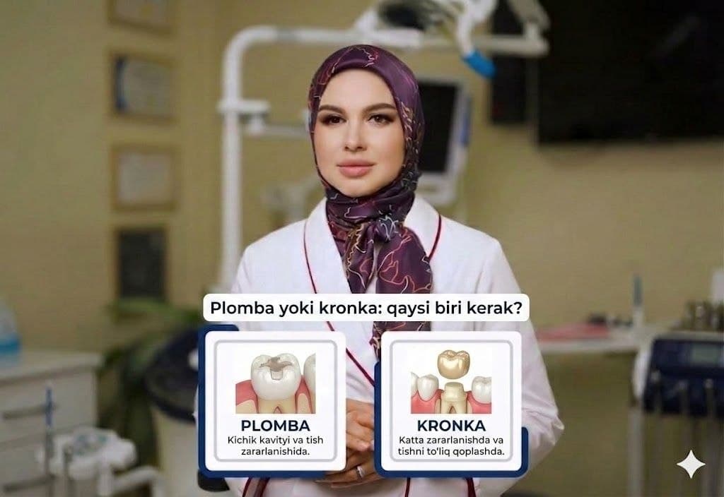 Plomba yoki kronka — qaysi biri kerak?